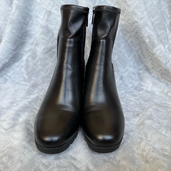 Vionic Ronan Black Water Proof Heeled Boots Women’s Size 8.5 - Picture 2 of 8